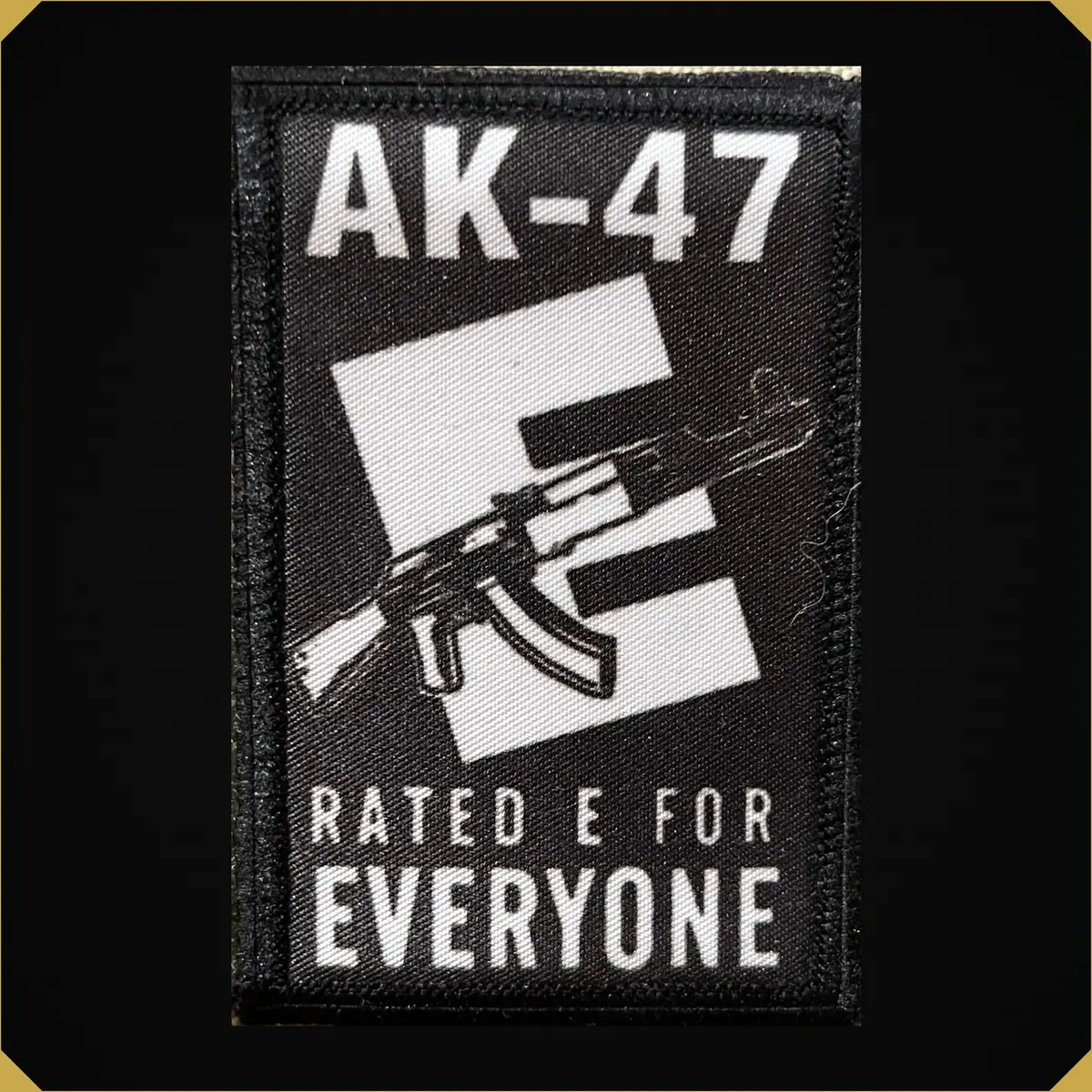 Ak-47 Rated E For Everyone Morale Patch 1
