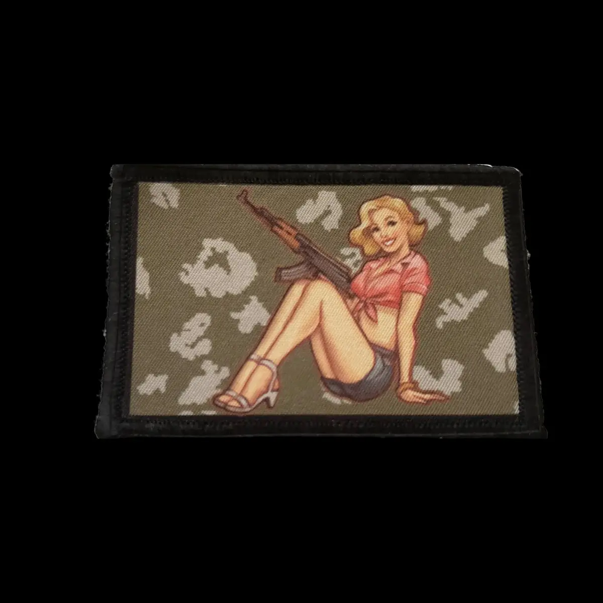Ak47 Pin Up Girl Morale Patch 1