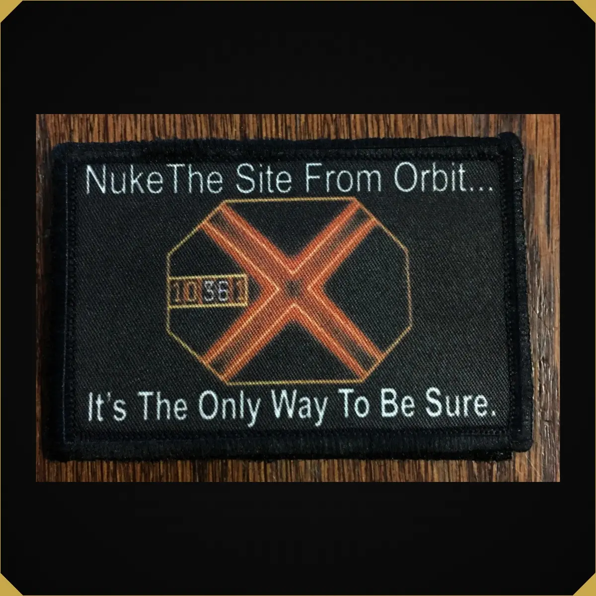 Aliens 'Nuke The Site From Orbit' 2X3" Morale Patch 1