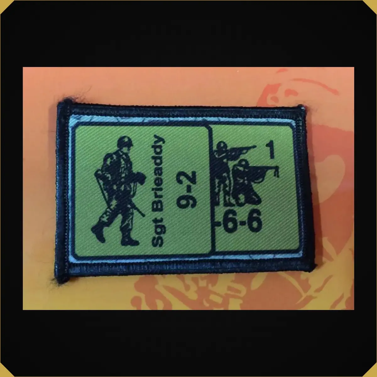 Asl U.S. Mmc & Smc Counters Morale Patch (Personalized!) 1
