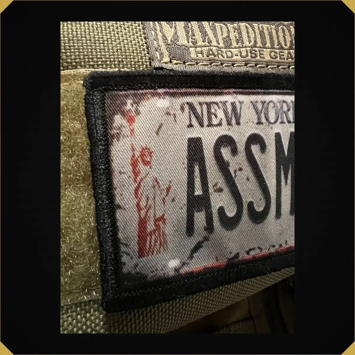 Ass Man Seinfeld Funny Morale Patch 1