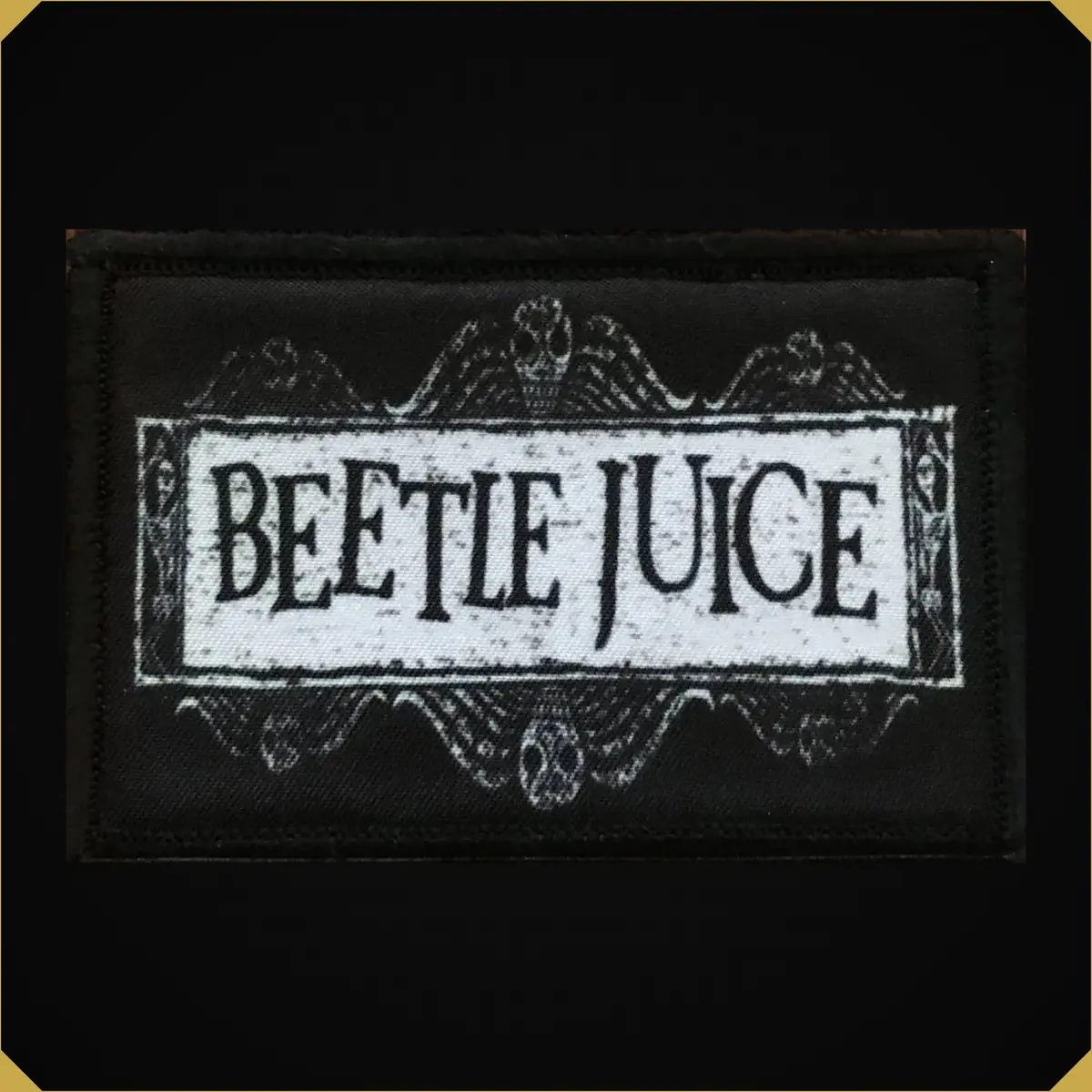 Beetlejuice Logo Morale Patch 1