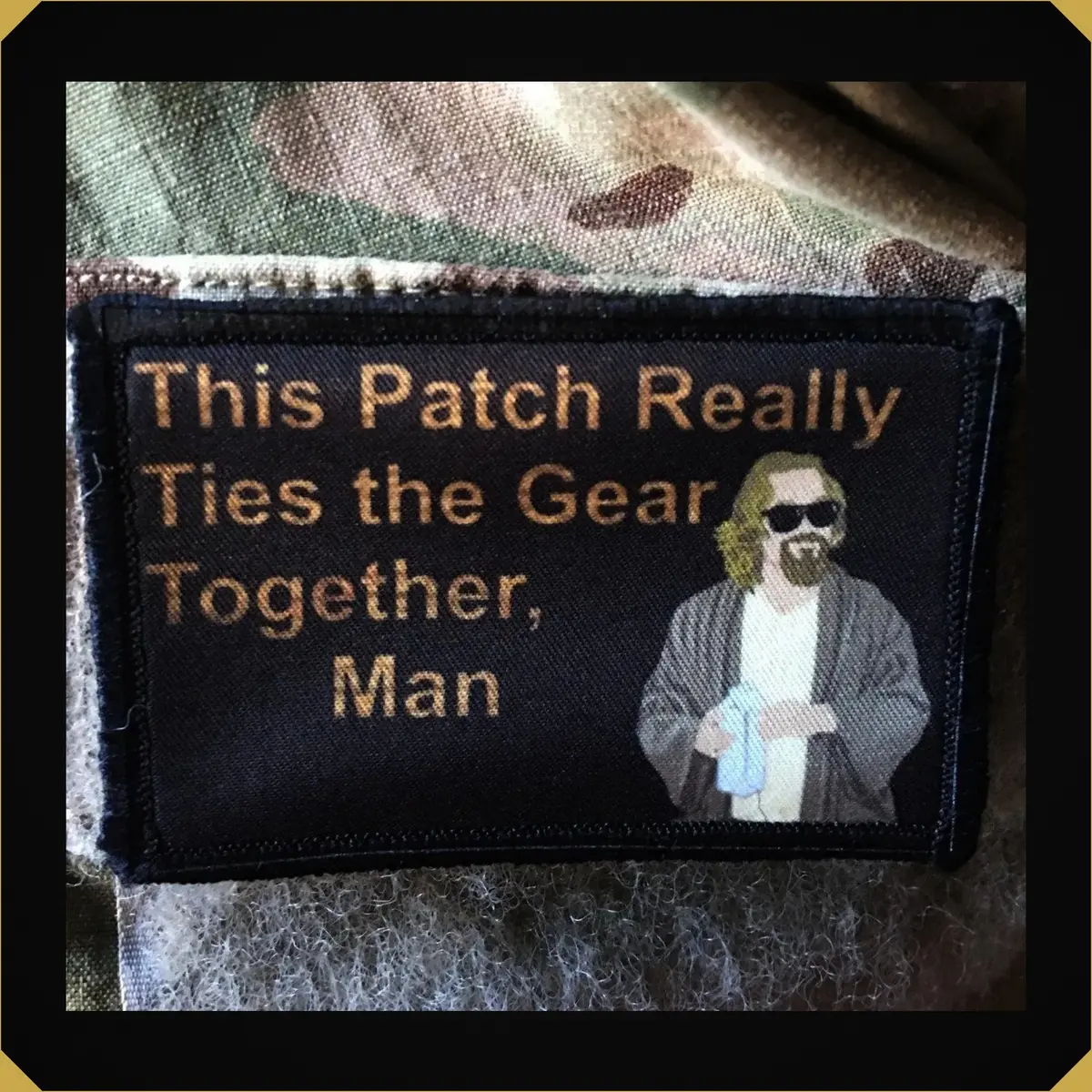 Big Lebowski Movie 'Pee Rug' Morale Patch 1