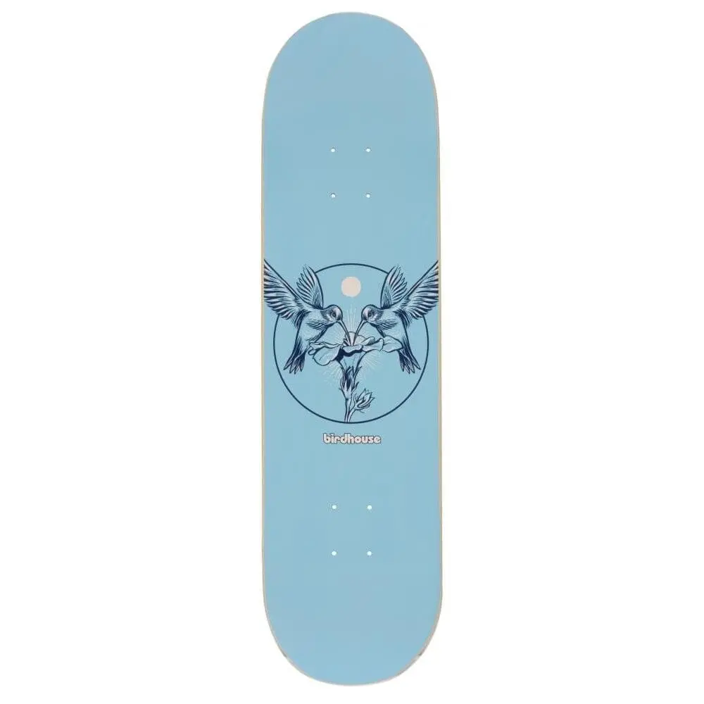 Birdhouse Logo Hummingbird Skateboard Deck, Blue 8.25" 1