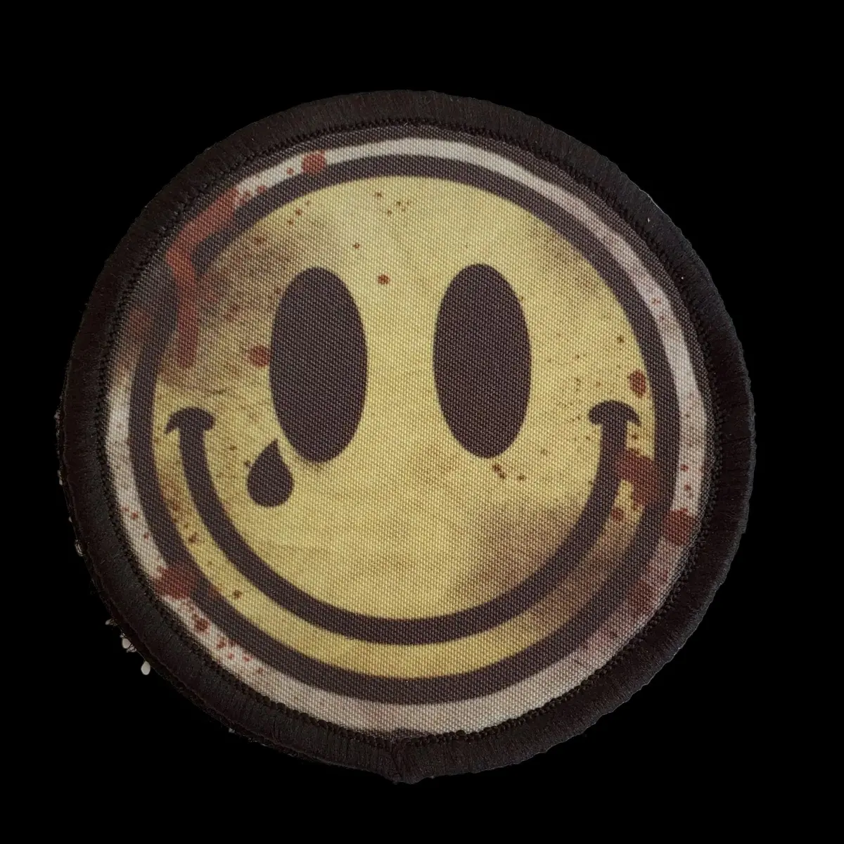Bloody Smiley Face Morale Patch 1