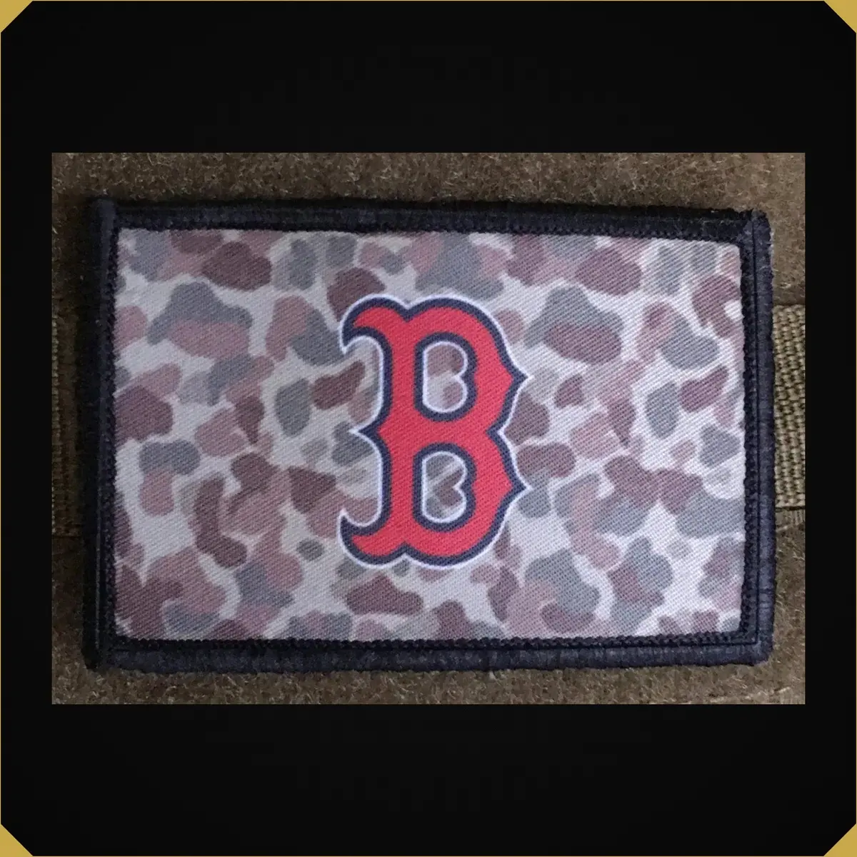 Boston Red Sox Camo Morale Patch 1