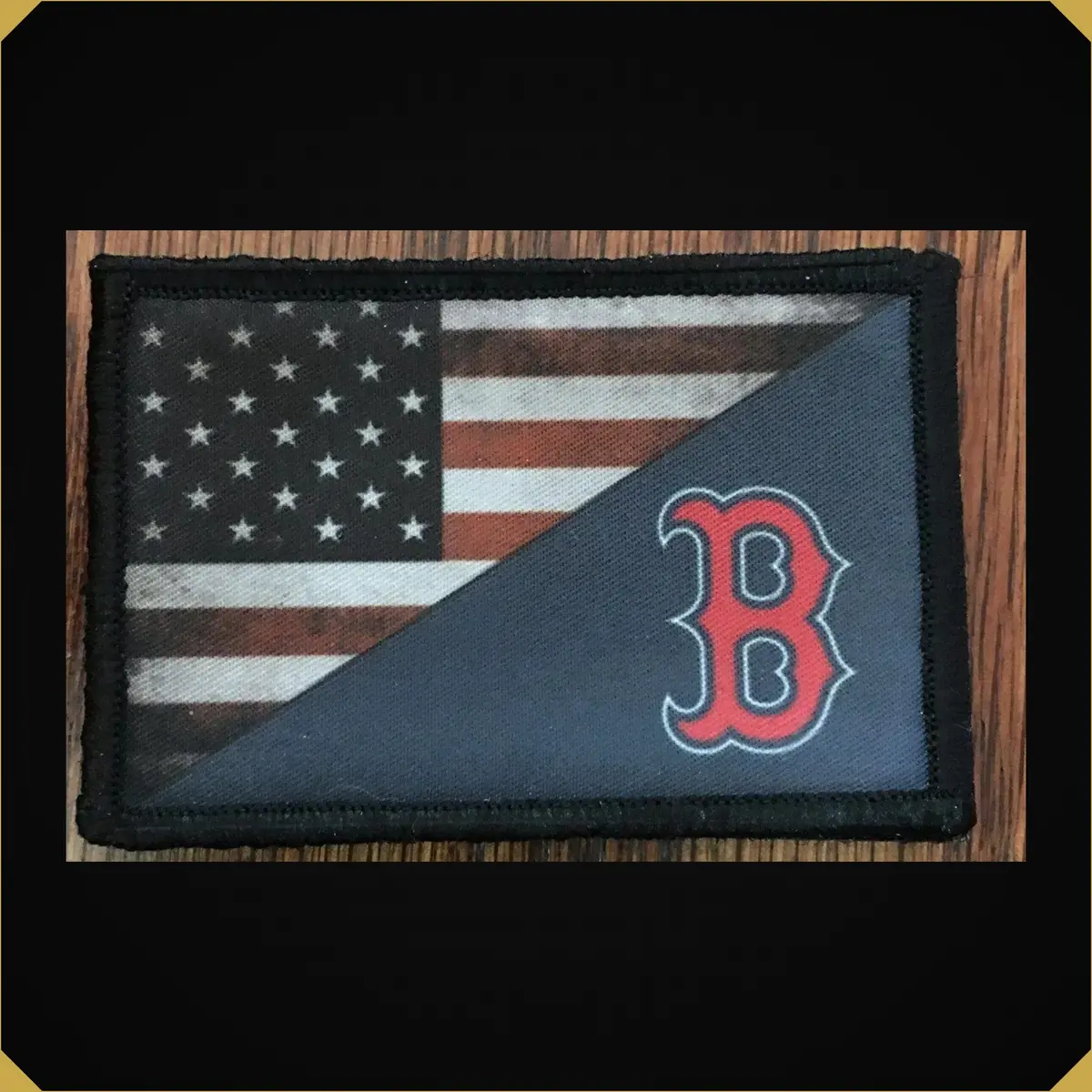 Boston Red Sox Usa Flag Morale Patch 1
