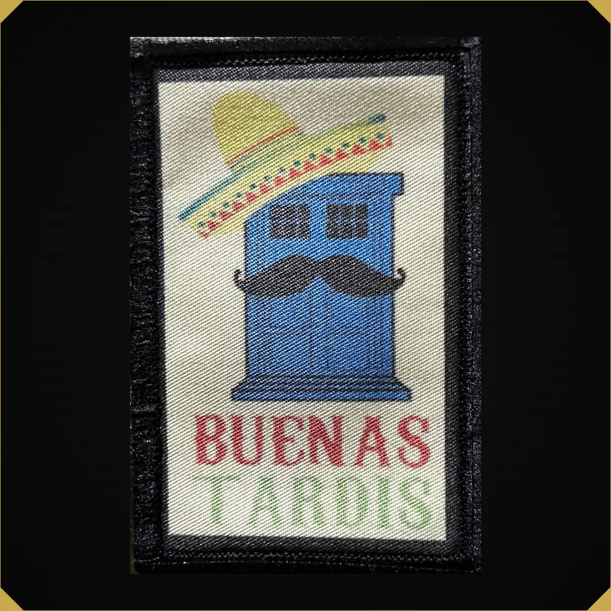 Buenas Tardis Sombrero Doctor Who Morale Patch 1