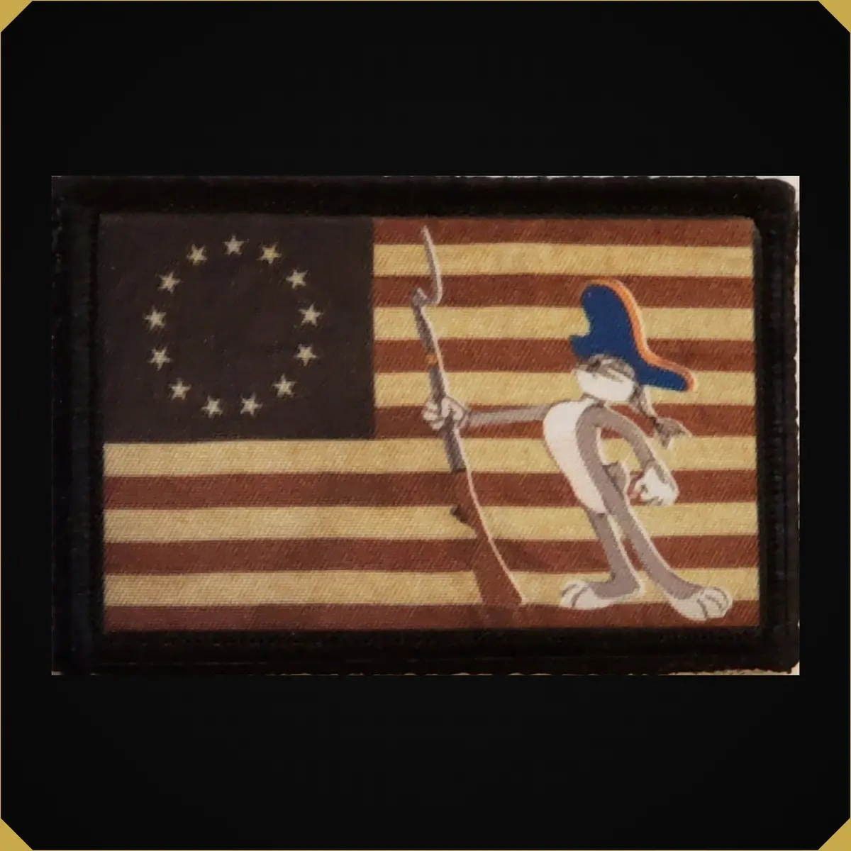 Bugs Bunny Betsy Ross Flag Morale Patch 1