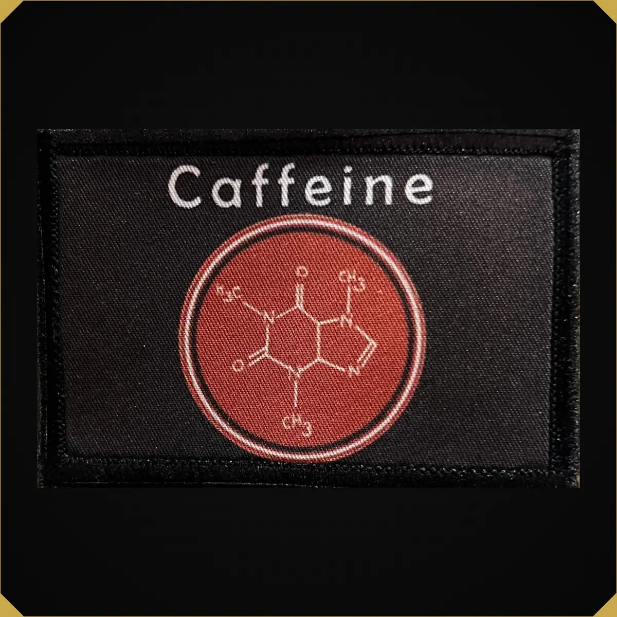 Caffeine Molecule Morale Patch 1