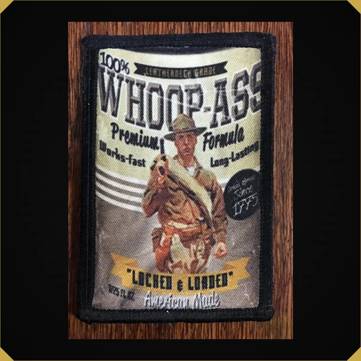 Can Of American Whoop Ass Morale Patch 1