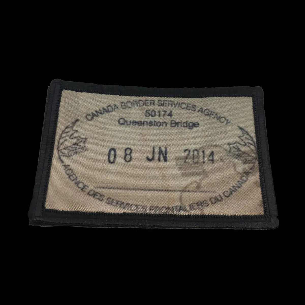 Canadian Passport Stamp Morale Patch 1
