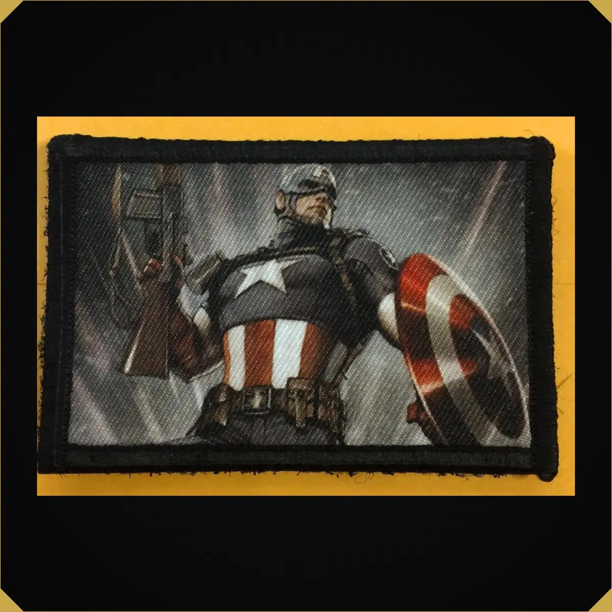 Captain America With Wwii Bar Morale Patch 1