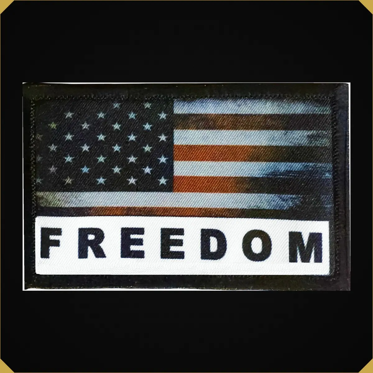 Charlie Kirk Freedom Usa Flag Morale Patch 1