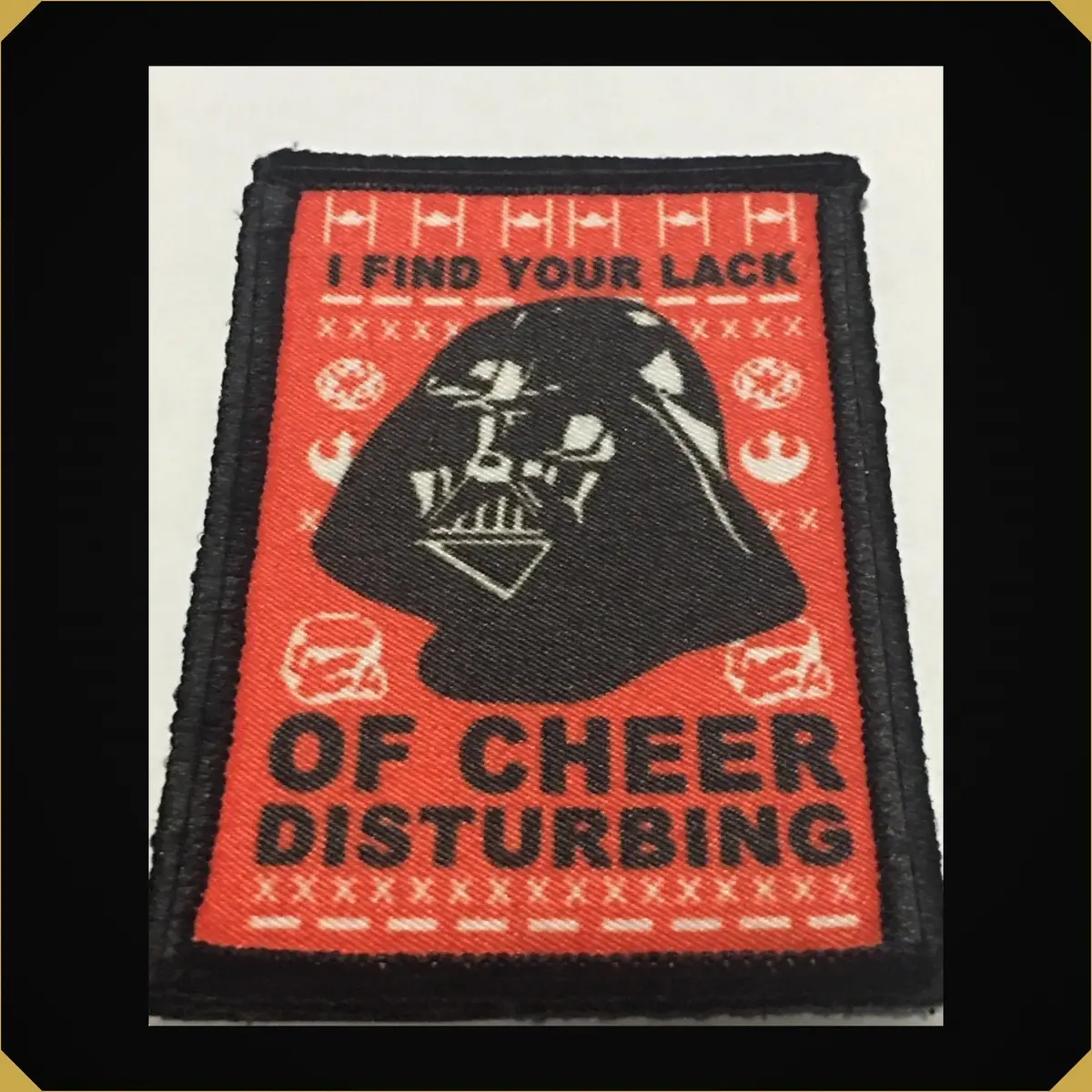 Christmas Star Wars Darth Vader Morale Patch 1