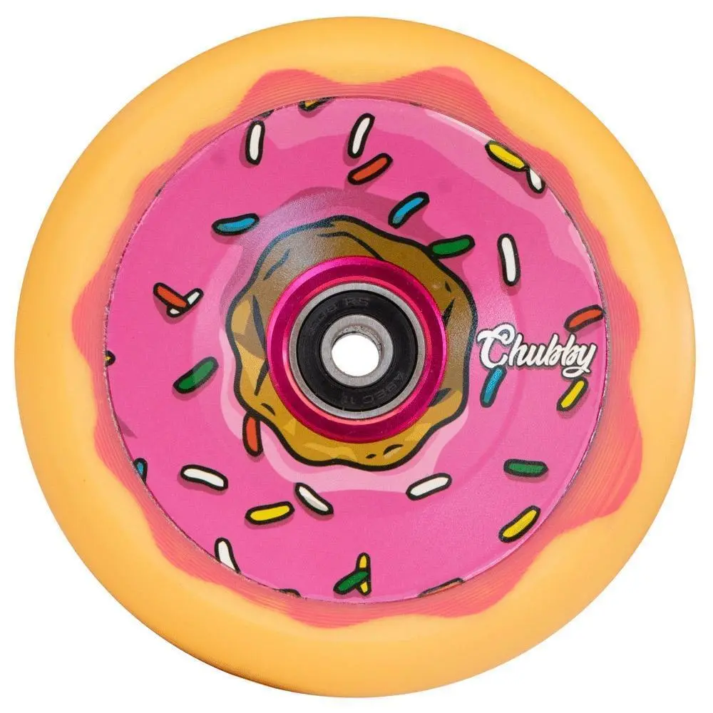 Chubby Doughnut Stunt Scooter Wheel 110Mm, Pink 1