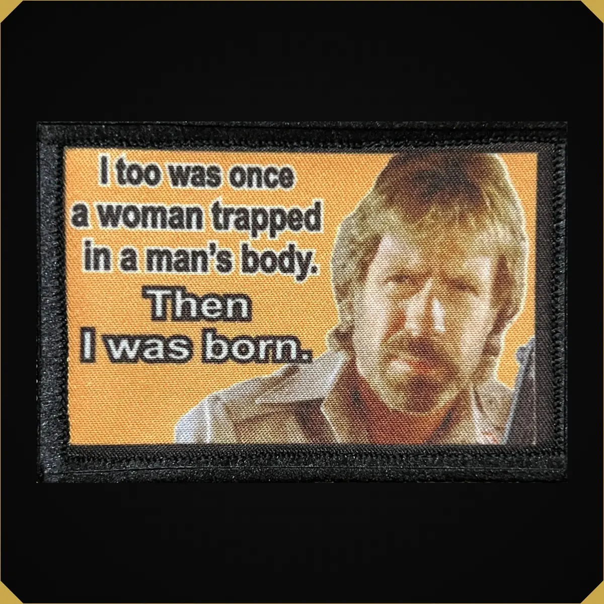 Chuck Norris "Then I Was Born" Morale Patch 1