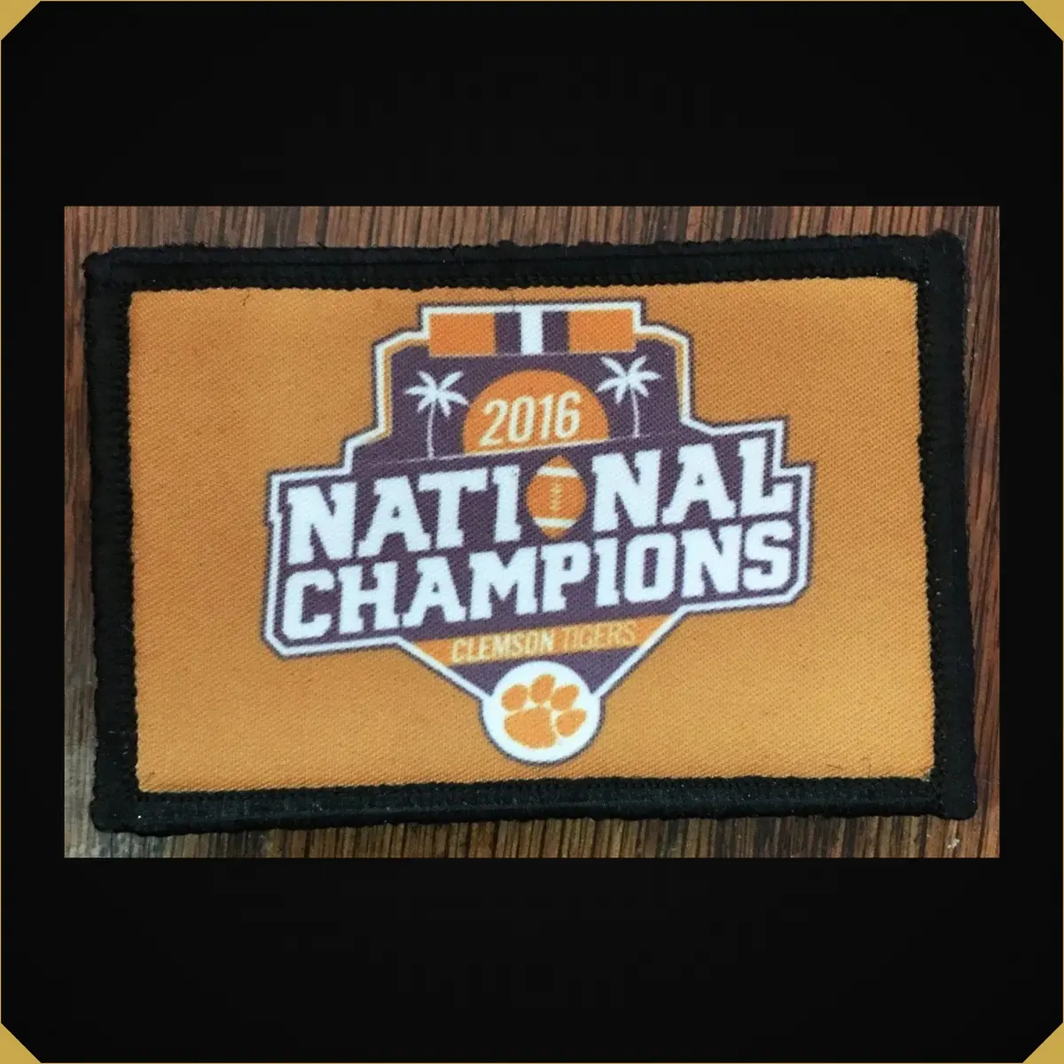 Clemson Tigers National Champions Morale Patch 1