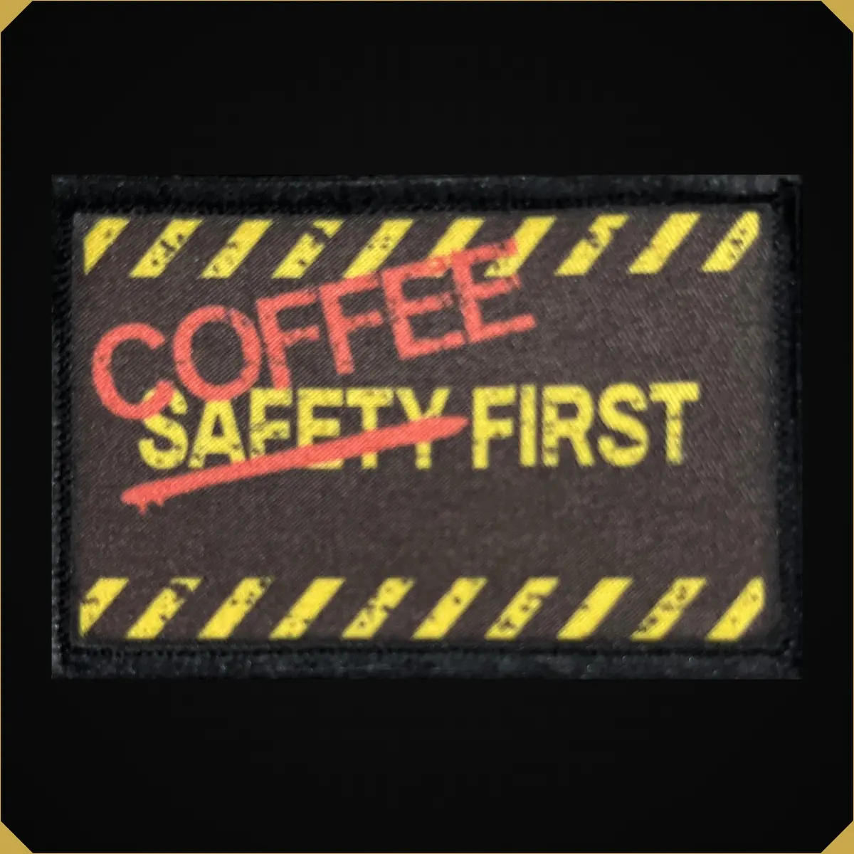 'Coffee First' 2X3" Morale Patch 1
