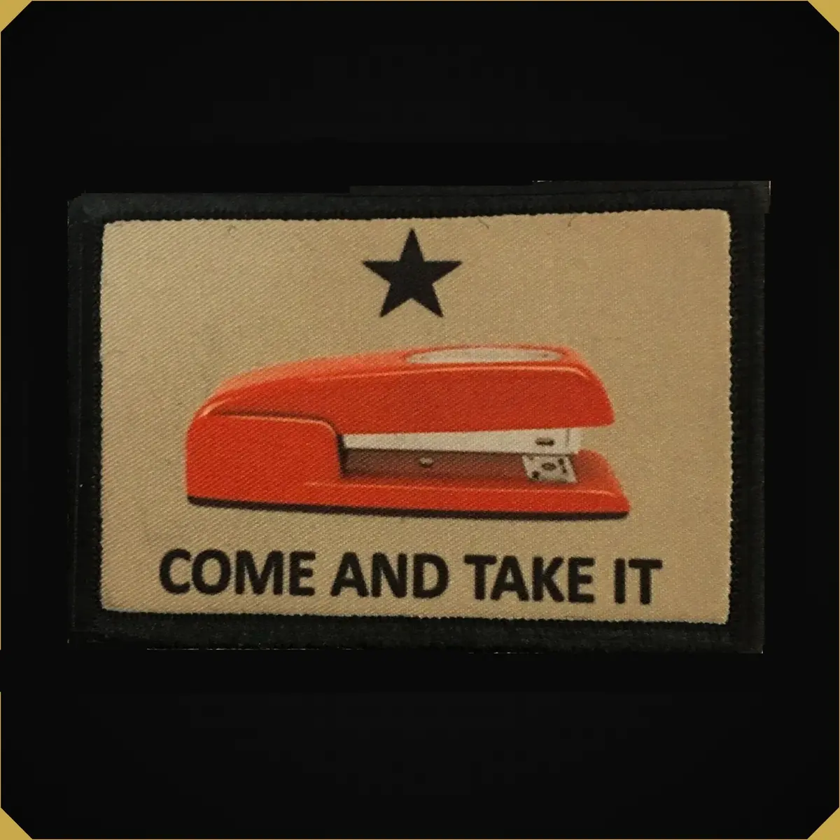 Come And Take It Office Space 'Red Stapler' Morale Patch 1