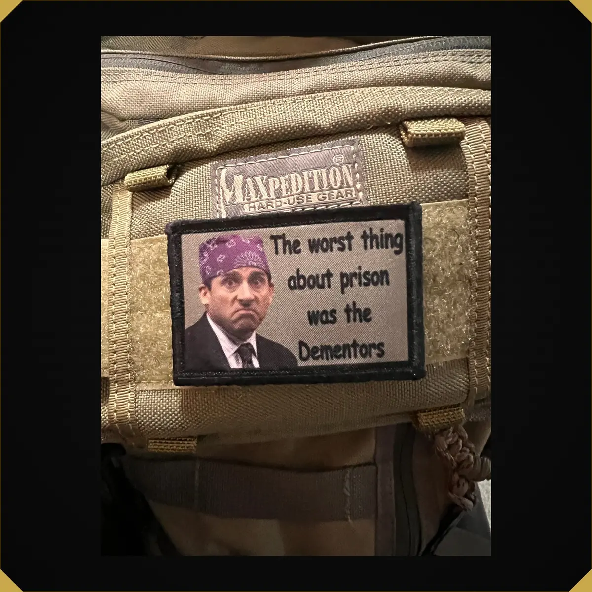 2X3 The Office Prison Mike Dementors Morale Patch 1