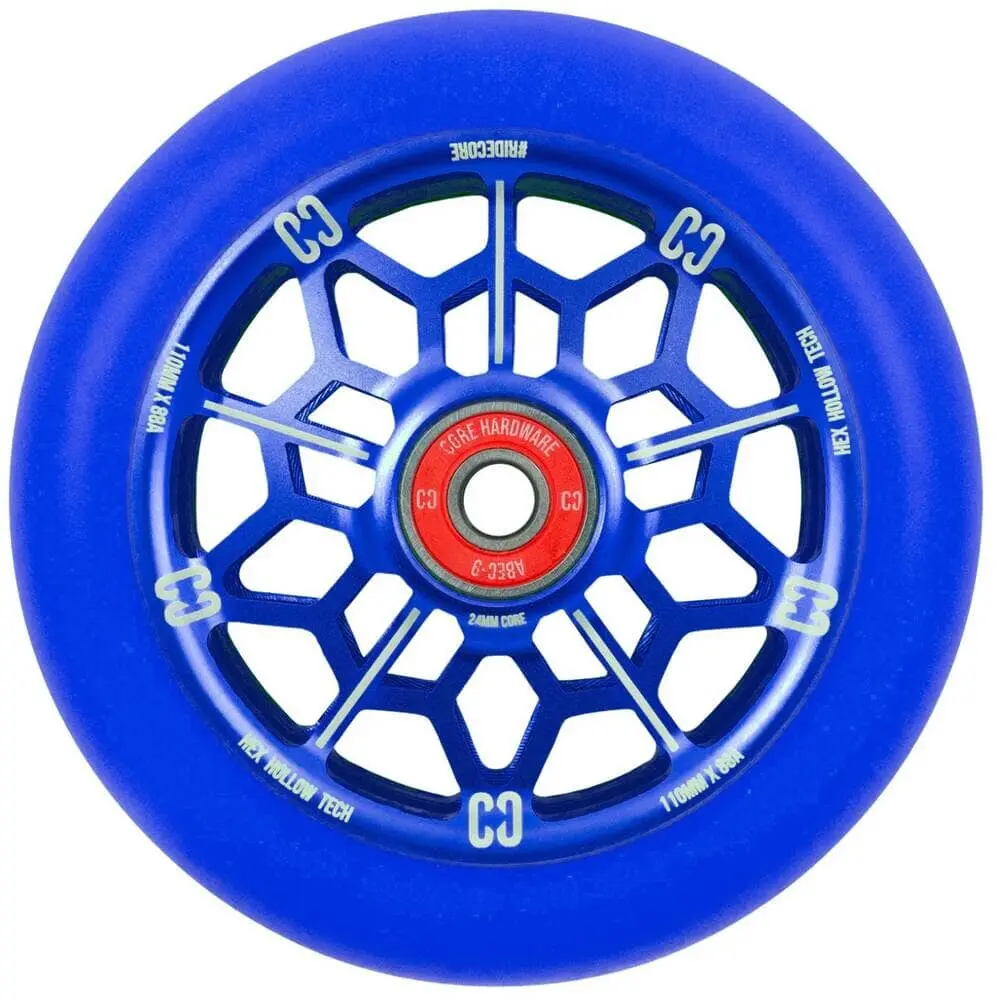 Core Hex Hollow Stunt Scooter Wheel 110Mm – Navy 1