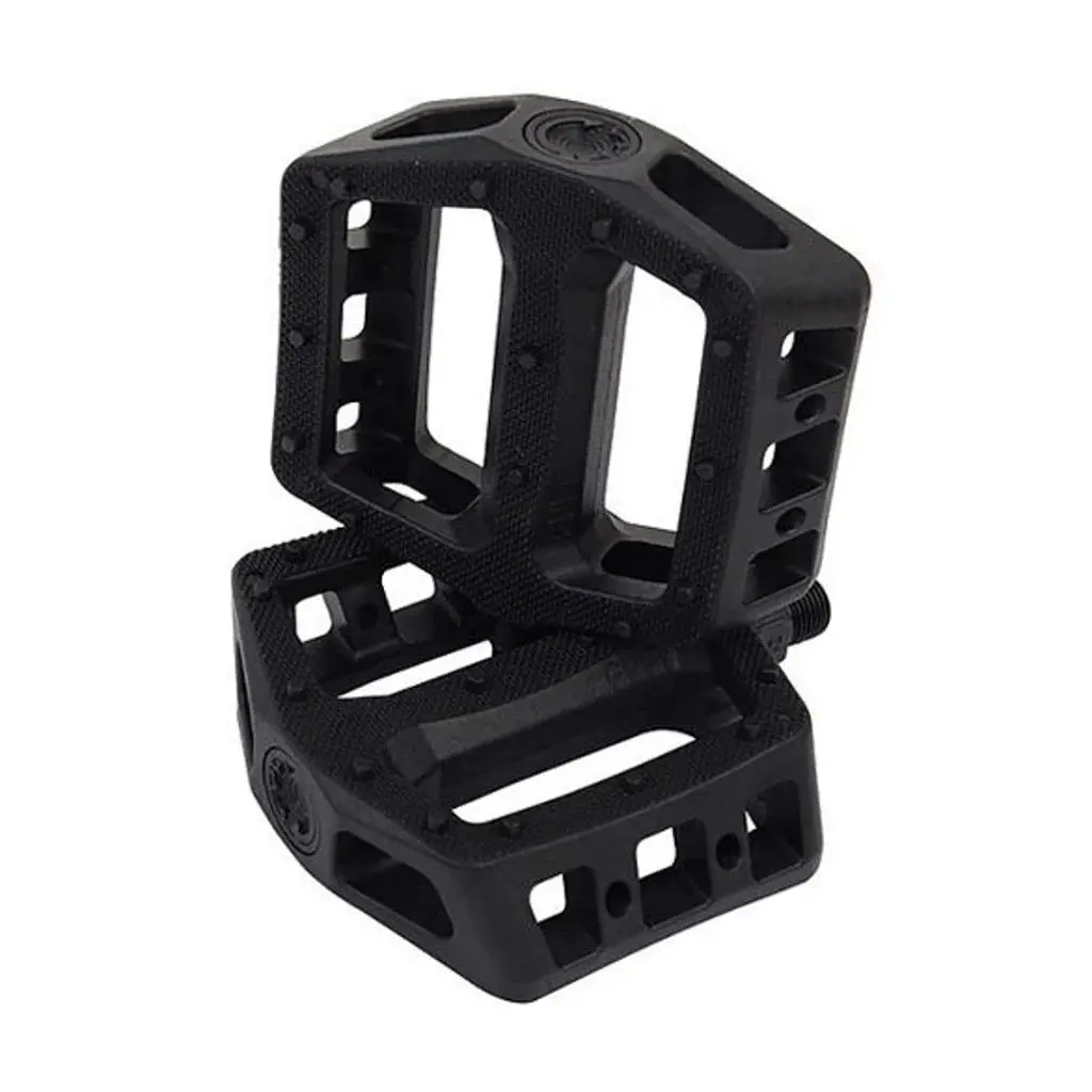Cult Plastic Bmx Pedals, Black 9/16" 1