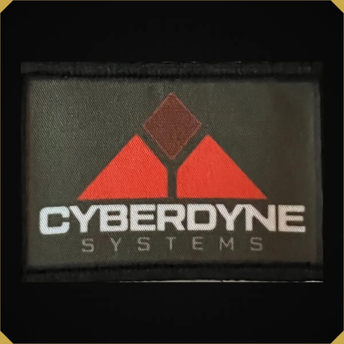Cyberdyne Systems Logo 2X3 Terminator Movie Themed Morale Patch 1