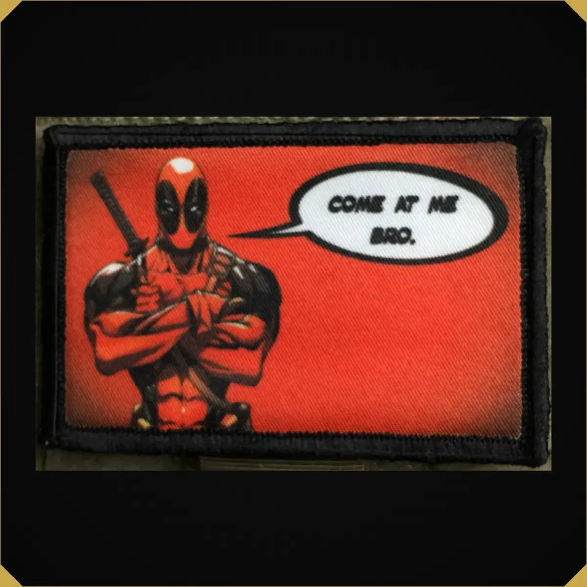 Deadpool 'Come At Me Bro' Morale Patch 1