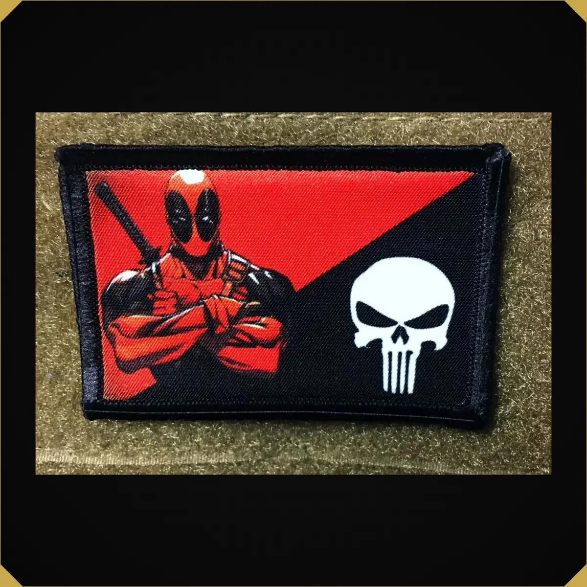 Deadpool Punisher Flag Morale Patch 1
