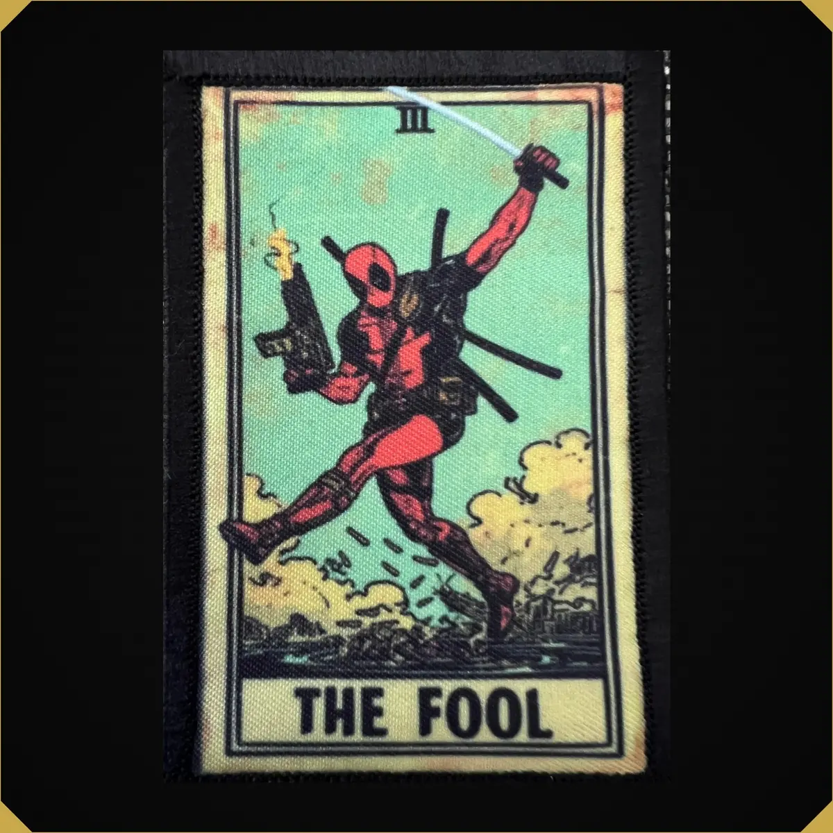 Deadpool The Fool Tarot Card Morale Patch 1