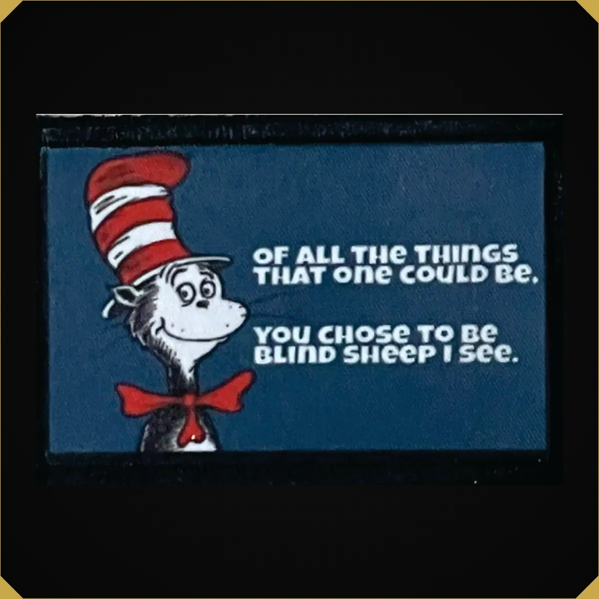 Dr Suess Blind Sheep Morale Patch 1