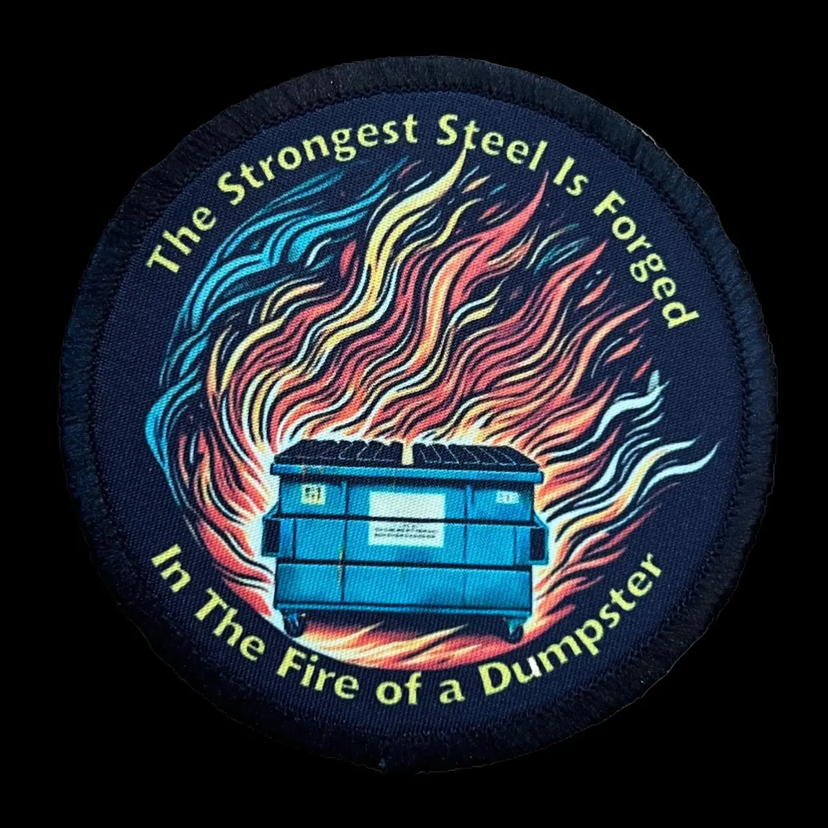 Dumpster Fire Steel Morale Patch 1