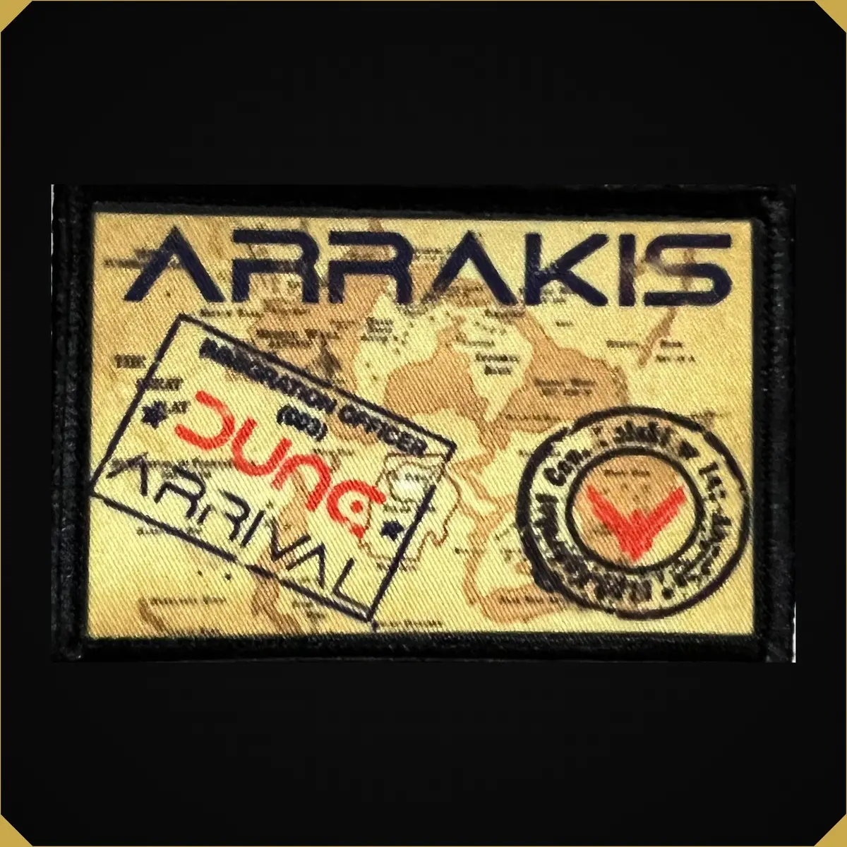 Dune Arrakis Passport Stamp Morale Patch 1