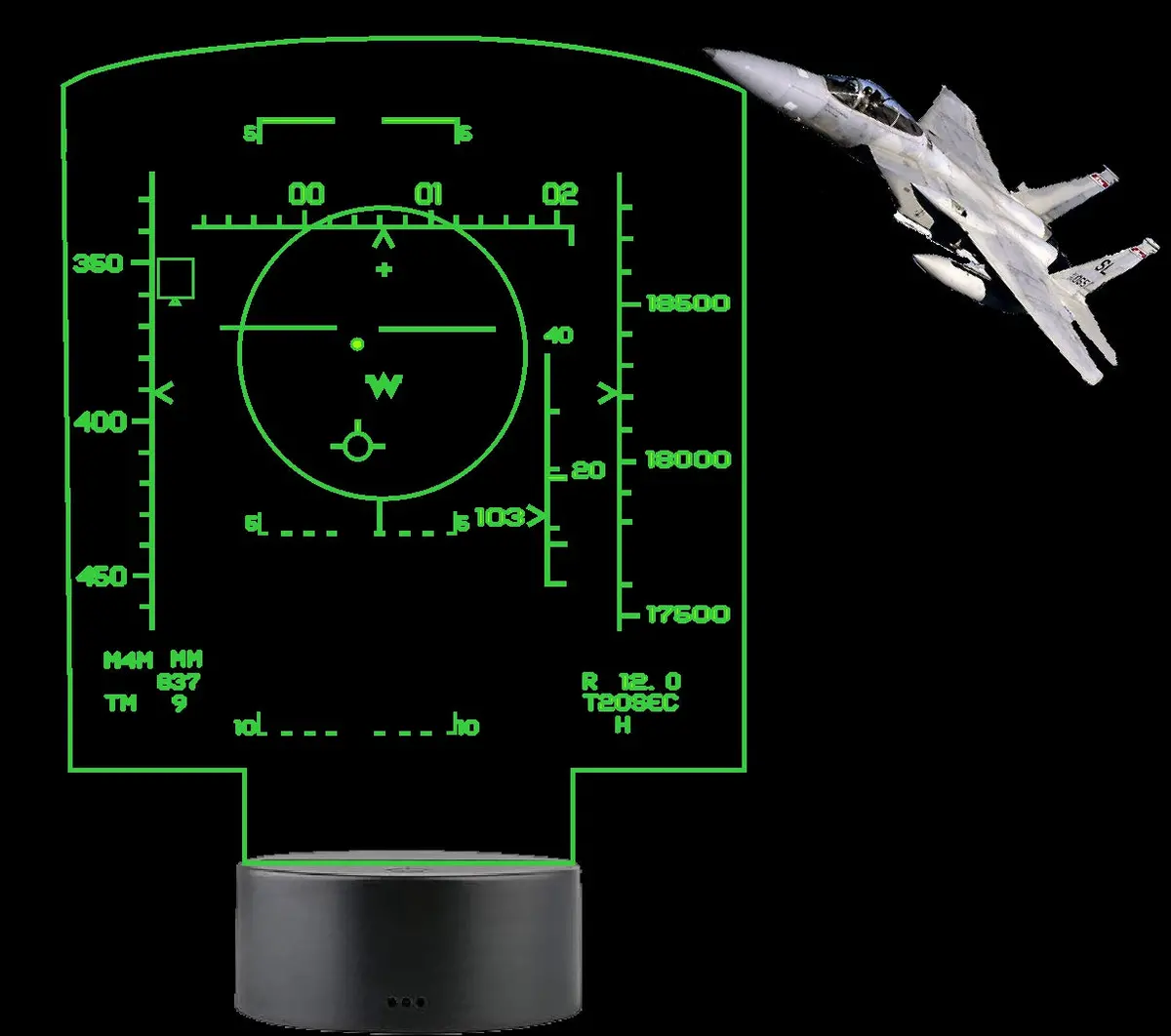 F-15C Eagle Hud Led Sign — Pilot Gift Air Superiority Fighter Aviation Decor 1