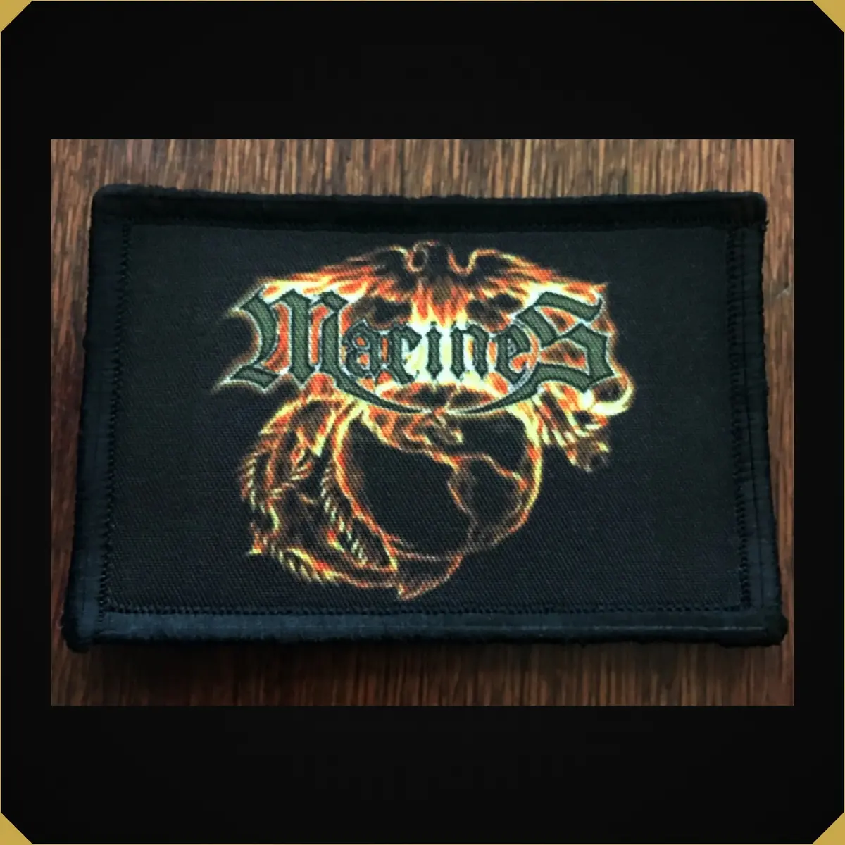 Firey Usmc Logo Morale Patch 1