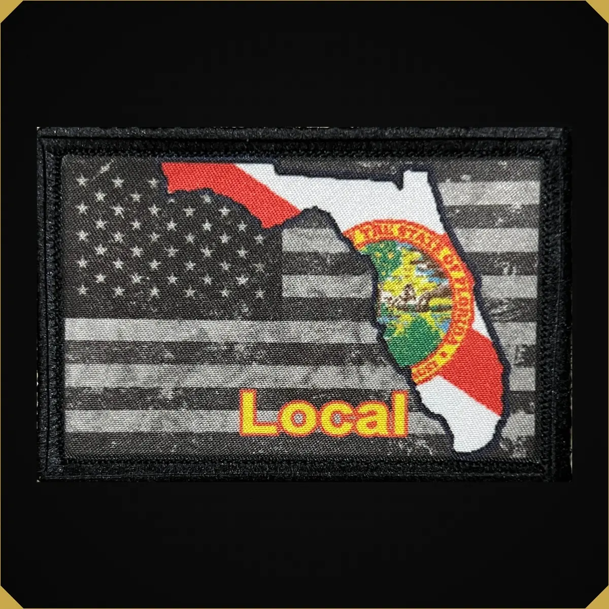 Florida  Local Usa Flag  Morale Patch 1