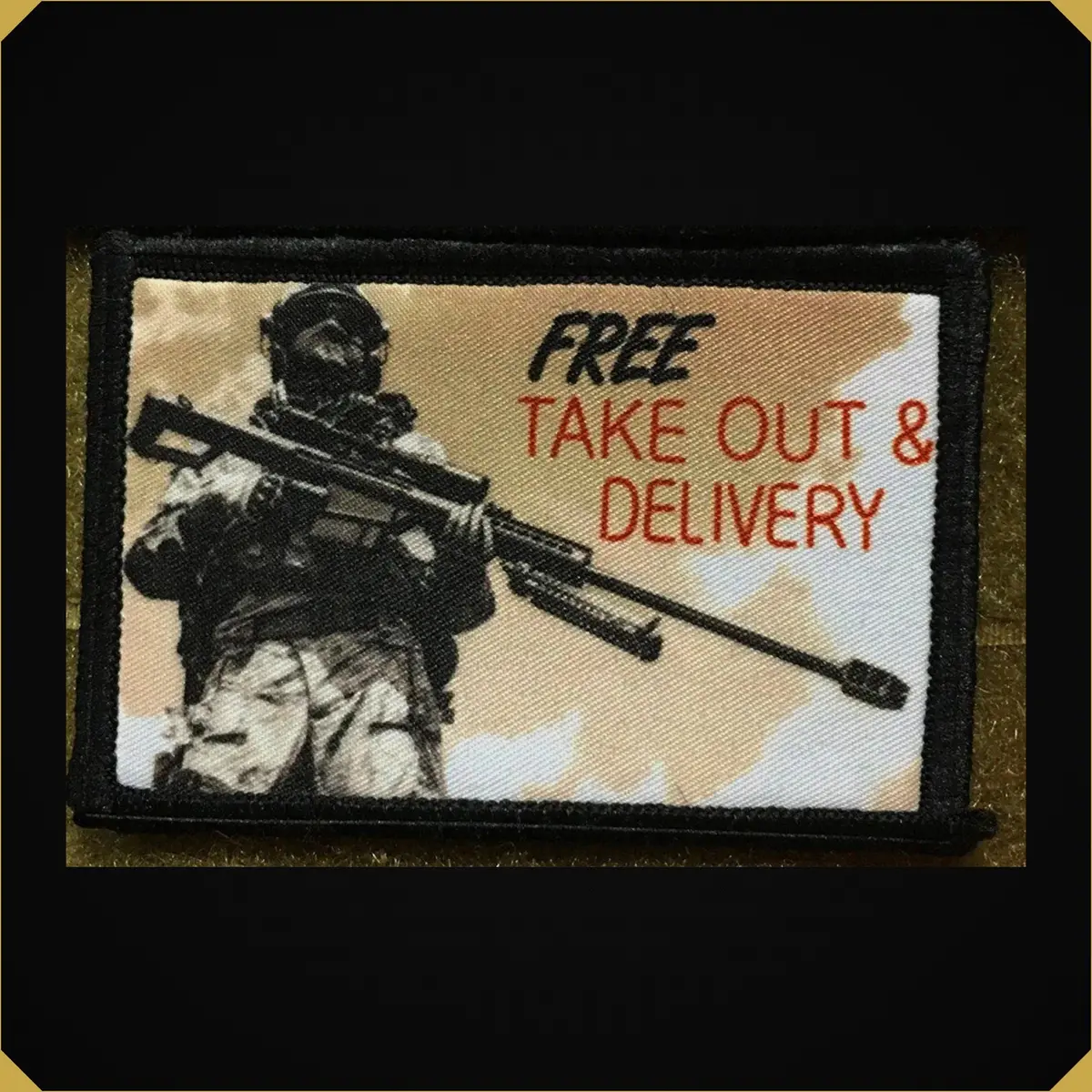Free Take Out And Delivery Sniper Morale Patch 1