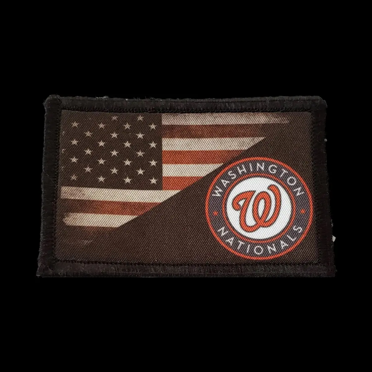 Full Color Washington Nationals Usa Flag Morale Patch 1