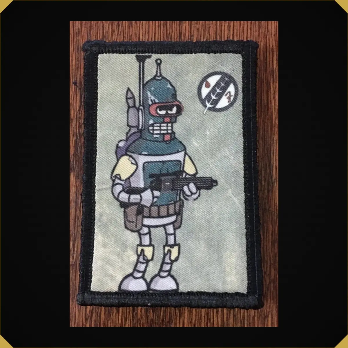 Futurama Bender Boba Fett Morale Patch 1