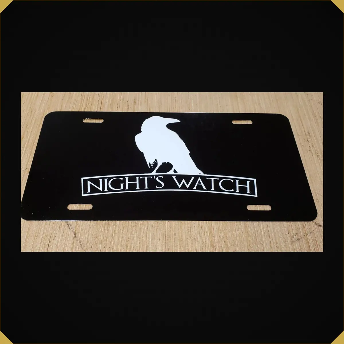 Game Of Thrones Nights Watch License Plate 1