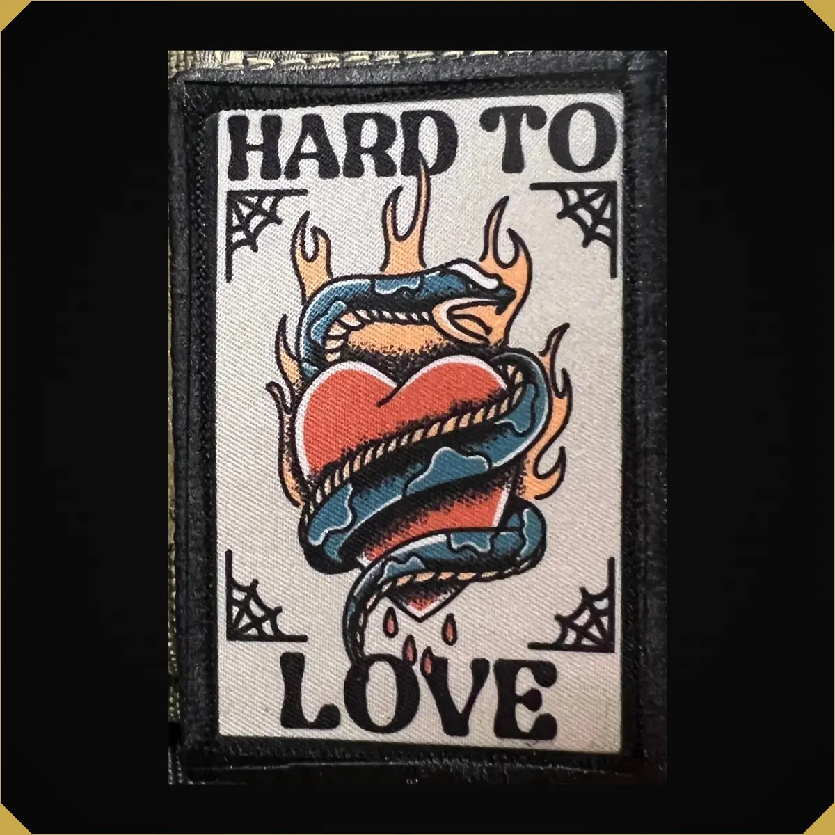 Hard To Love Tattoo Morale Patch 1