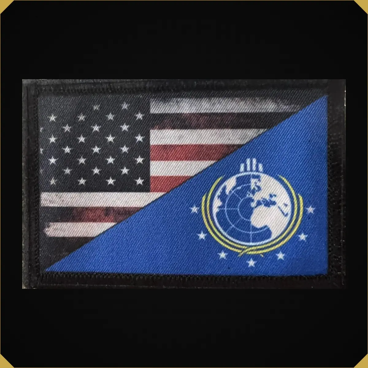 Helldivers 2 Super Earth / Usa  Flag Morale Patch 1