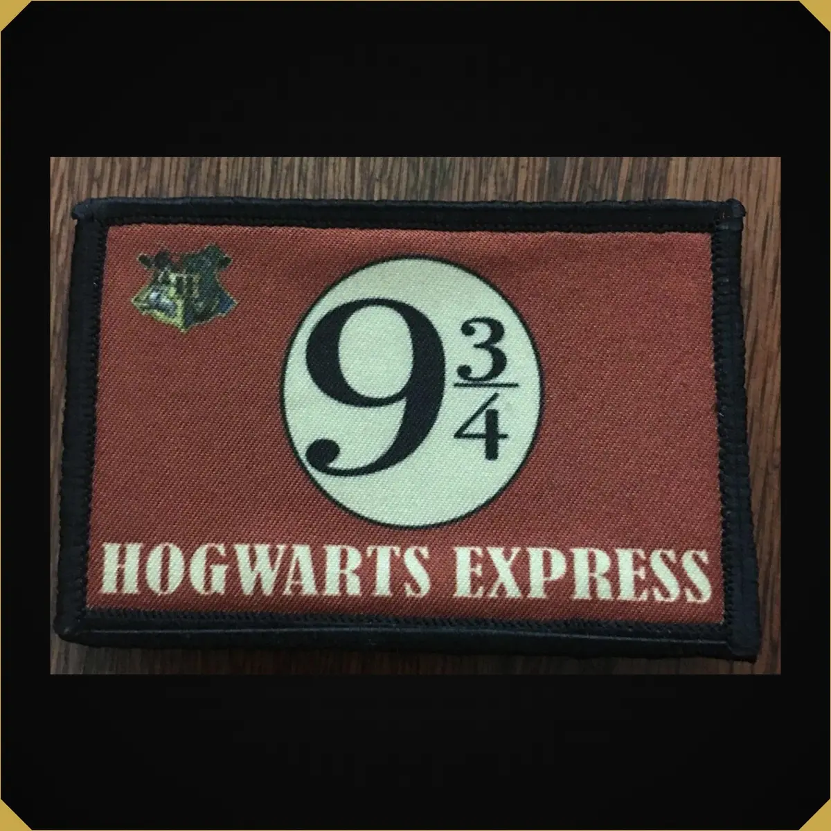 '9 3/4 Hogwarts Express' 2X3 Harry Potter Themed Morale Patch 1