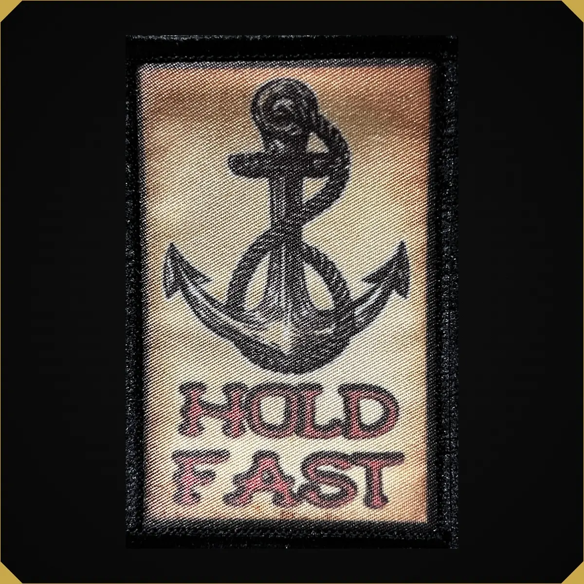 Hold Fast Anchor Tattoo Morale Patch 1