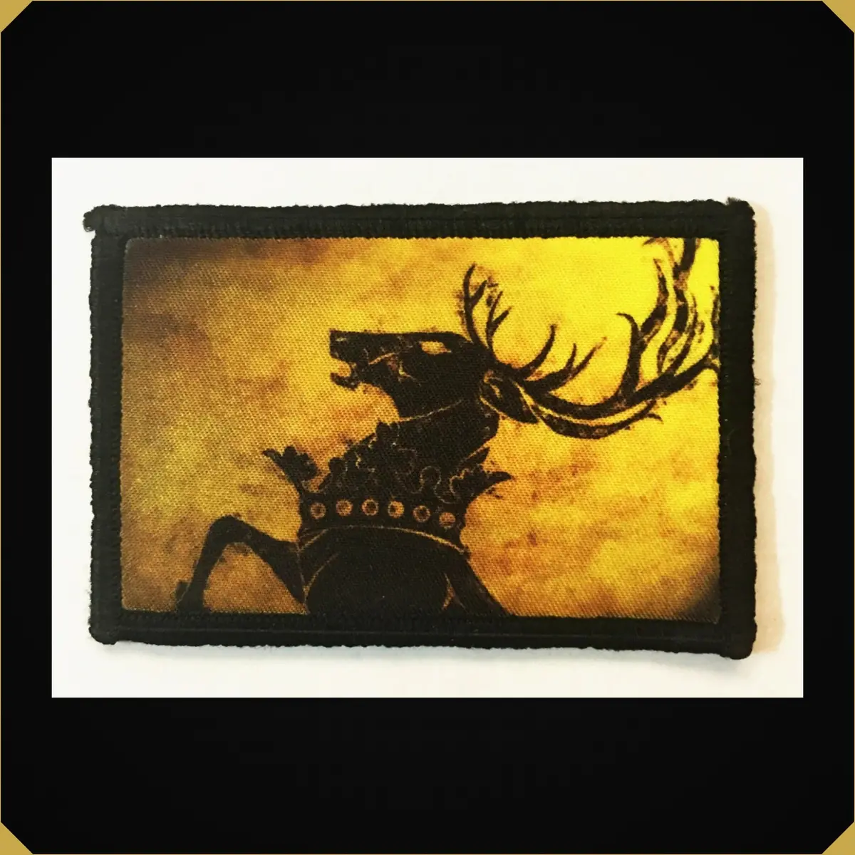 House Baratheon Sigil Game Of Thrones Morale Patch 1