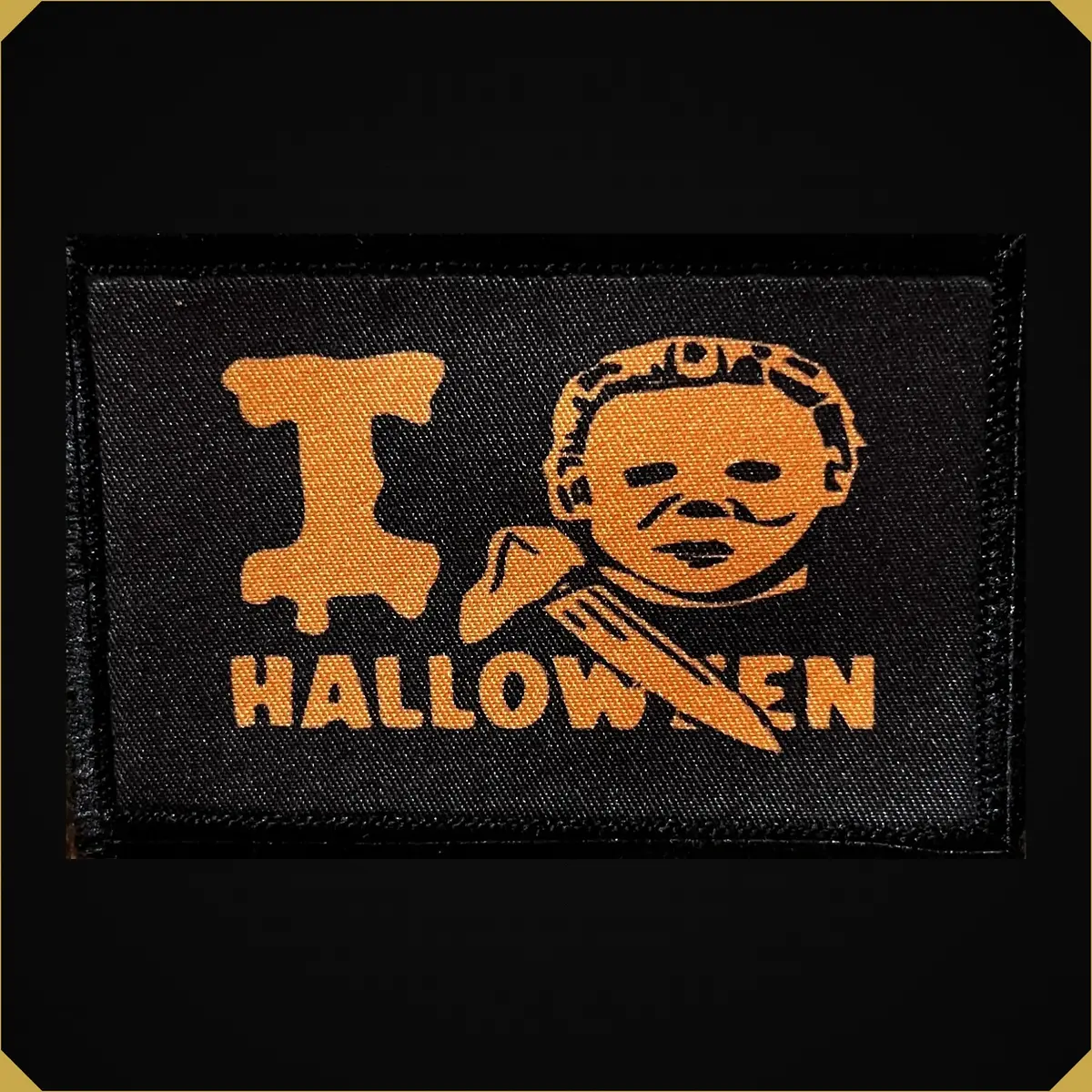 I Love Halloween Michael Myers Morale Patch 1