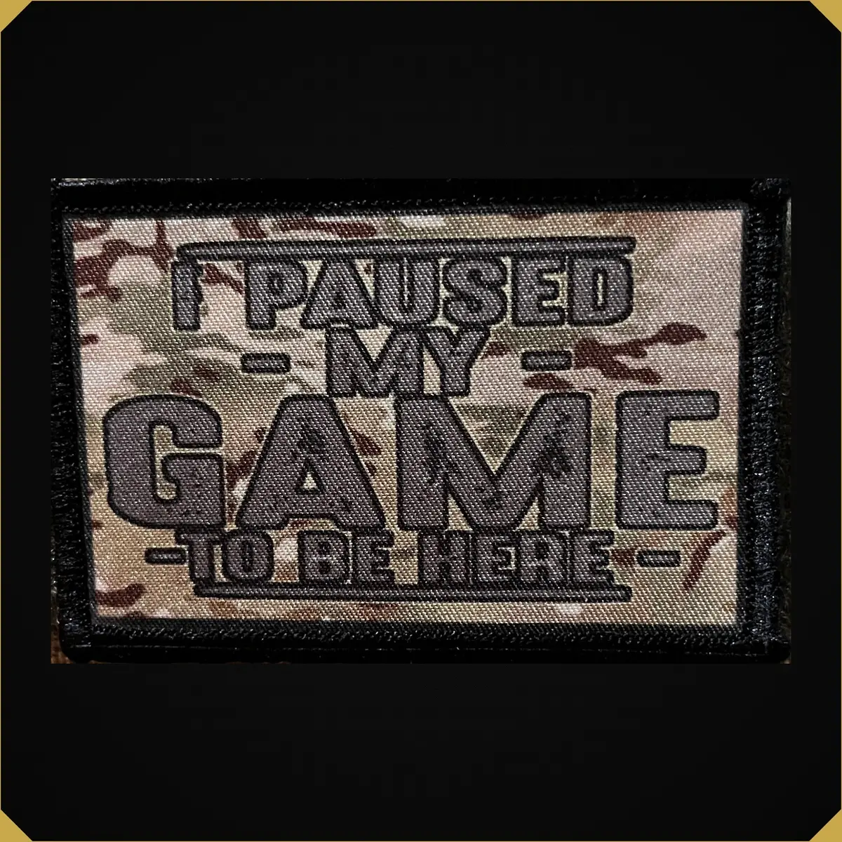 I Paused My Game To Be Here Morale Patch 1