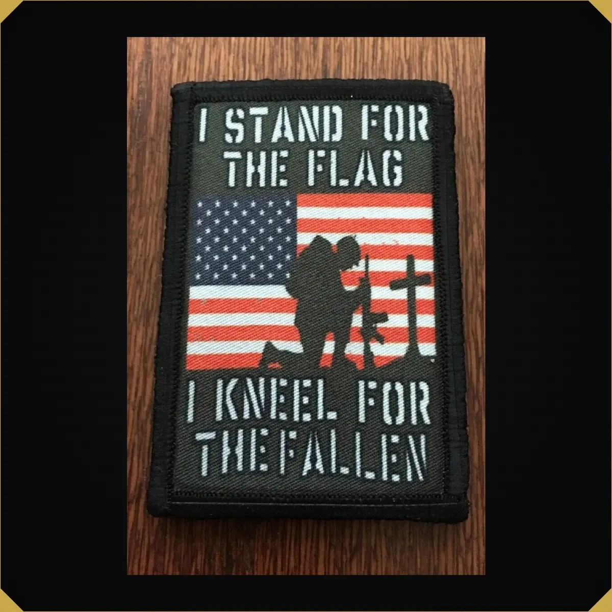 I Stand For The Flag I Kneel For The Fallen Morale Patch 1