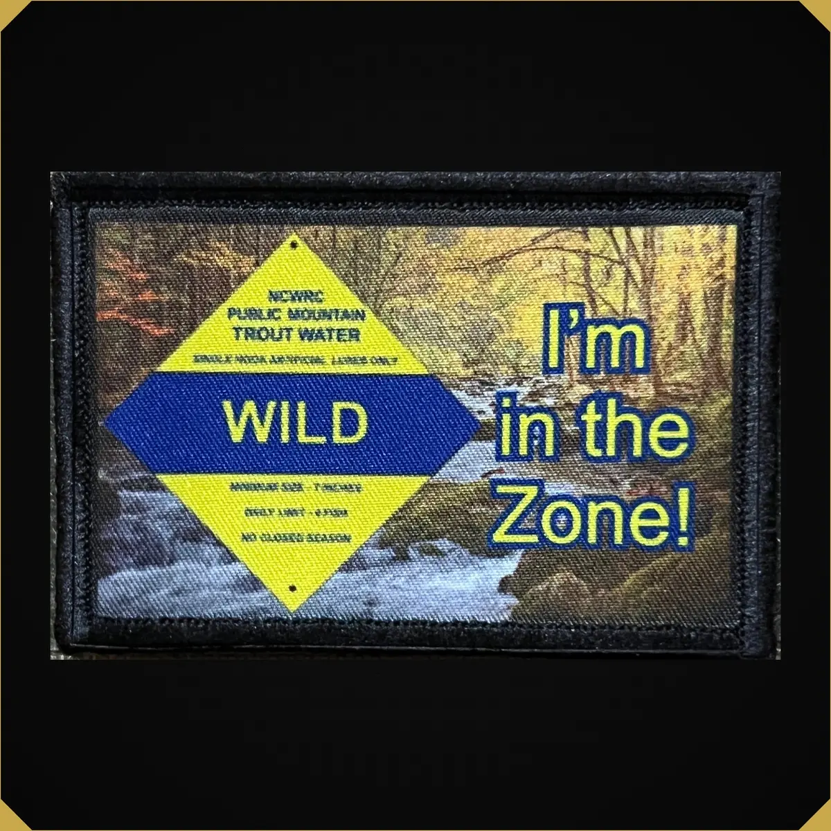 I'm In The Zone Fly Fishing Morale Patch 1